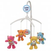 Carusel Muzical Pentru Patut Calm Baby - Bears Gang
